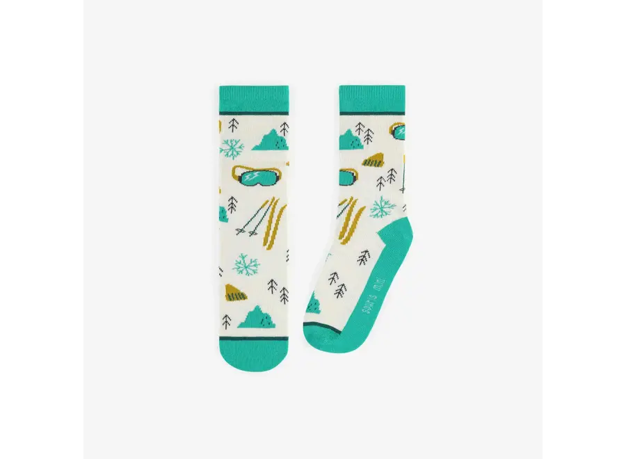 Socks with skis