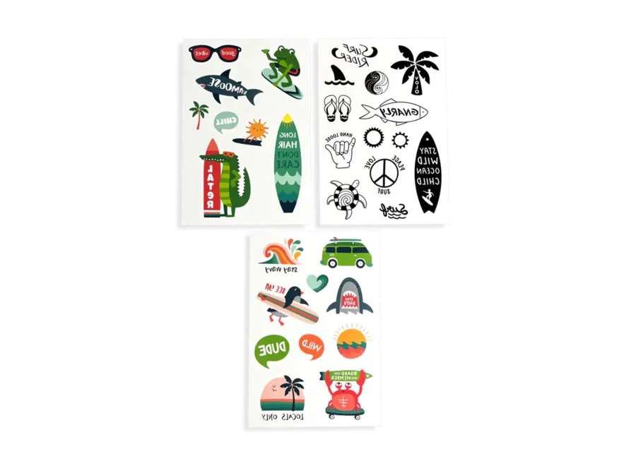 Mini temporary tattoos