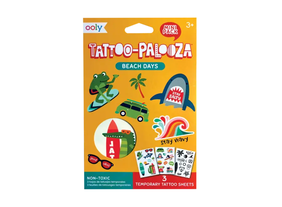 Mini temporary tattoos