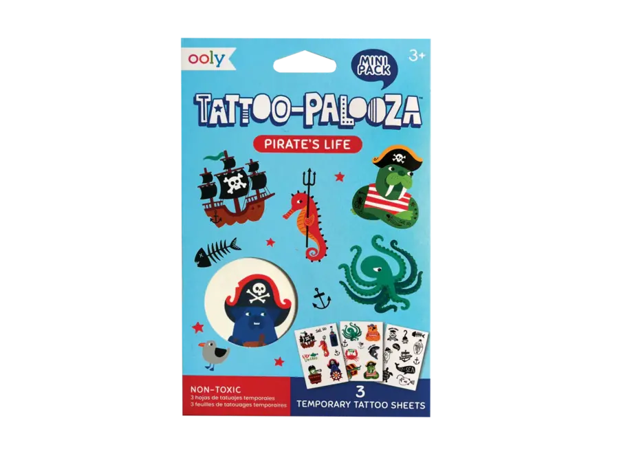 Mini temporary tattoos