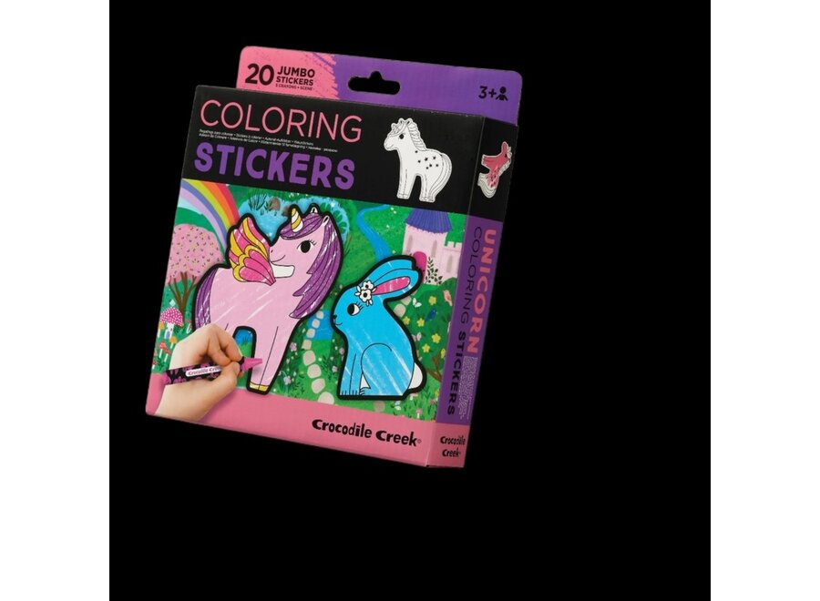 Coloring stickers