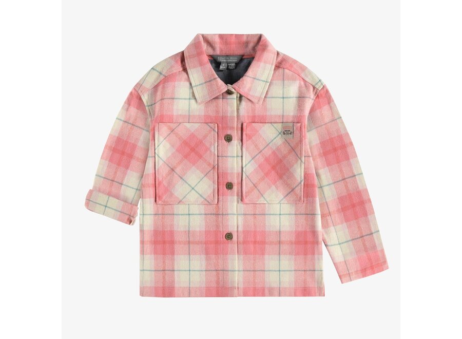 Pink plaid shirt