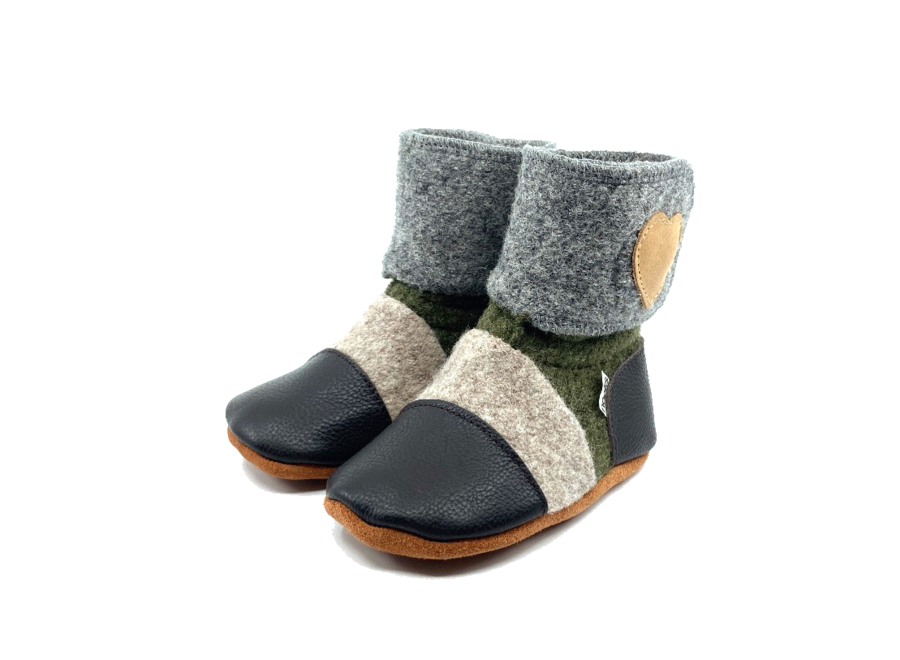 Nooks Wool Booties size 4 (6-12m)