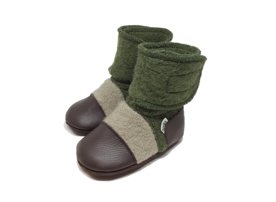Nooks Wool Booties size 8.5 (2T-3T)