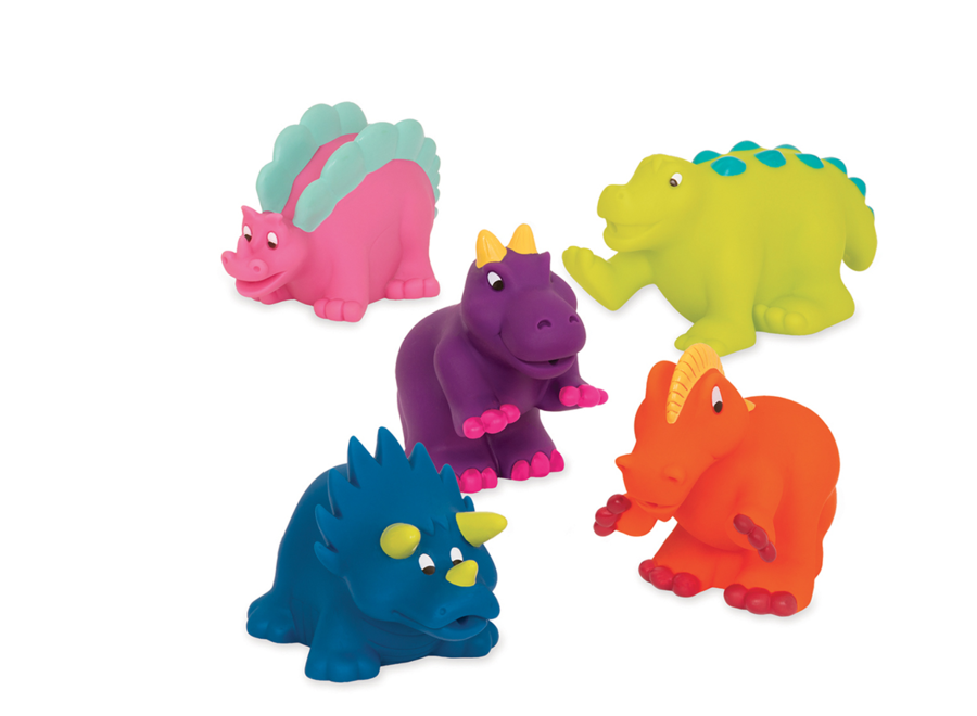 Dinosaur bath buddies