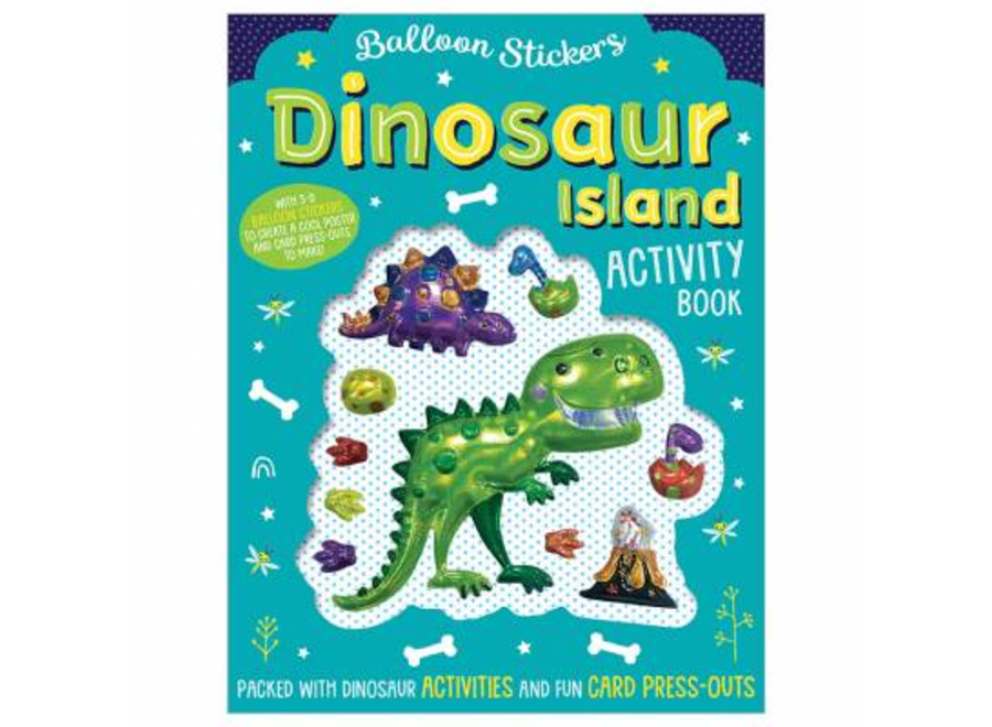 Balloon Stickers Dinosaur Island Activity Book