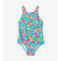 Floating poppies swimsuit