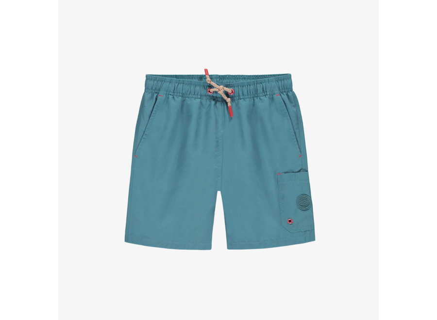 Blue unisex swim shorts