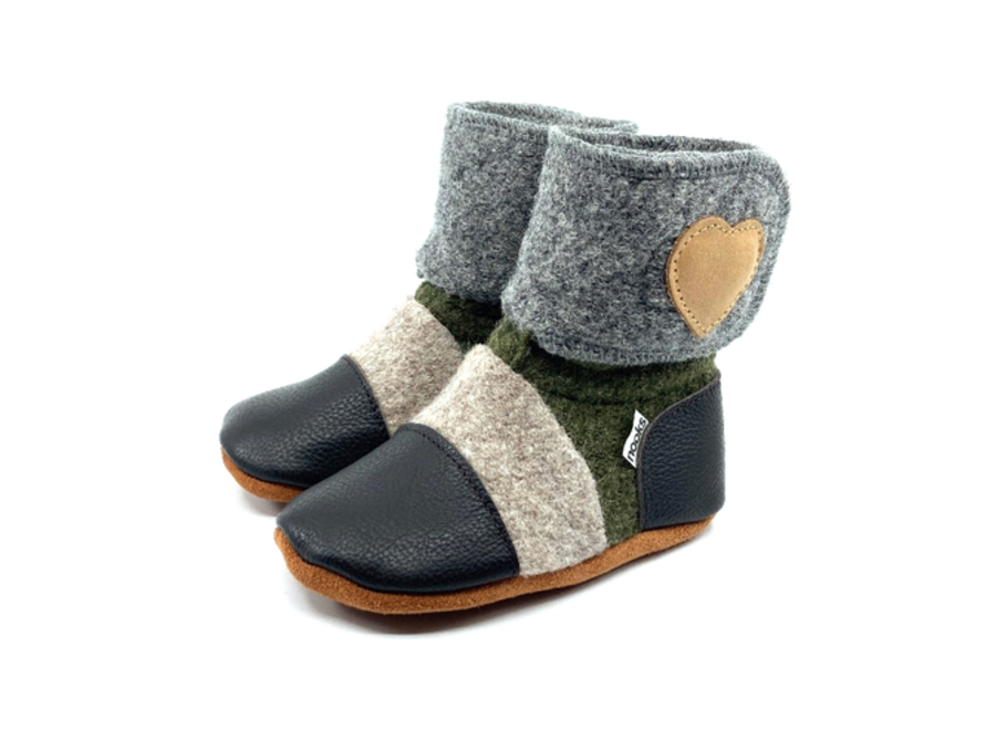 Nooks Wool Booties size 5.5 (12-18m)