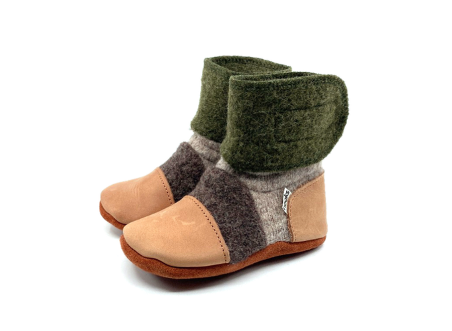 Nooks Wool Booties size 7 (18-24m)