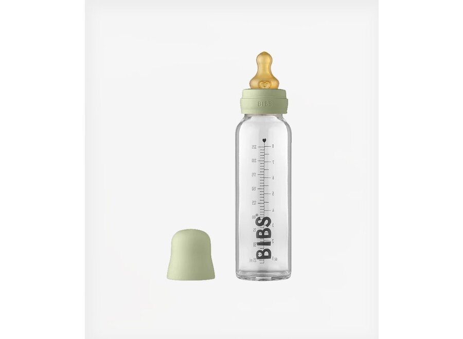 Baby Glass Bottle - complete set 225ml