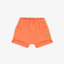 Orange shorts with pockets