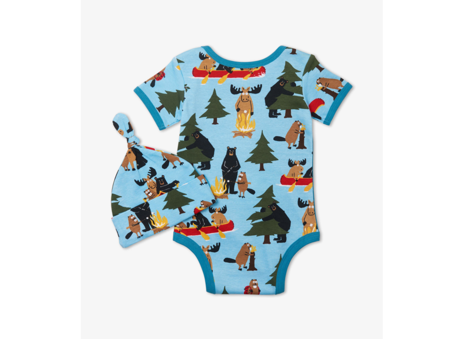 Life in the wild blue bodysuit with hat