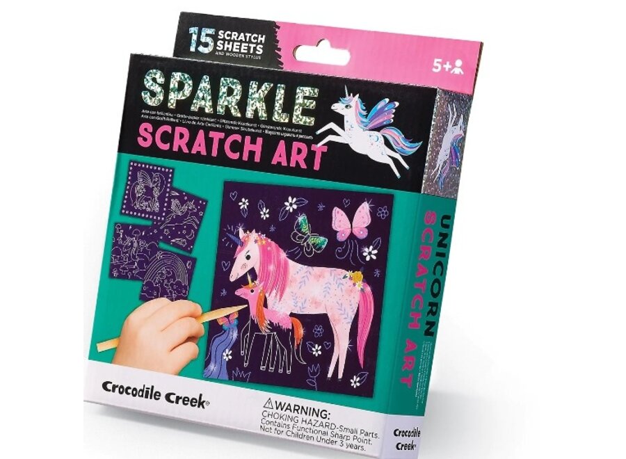 Sparkle Scratch Art