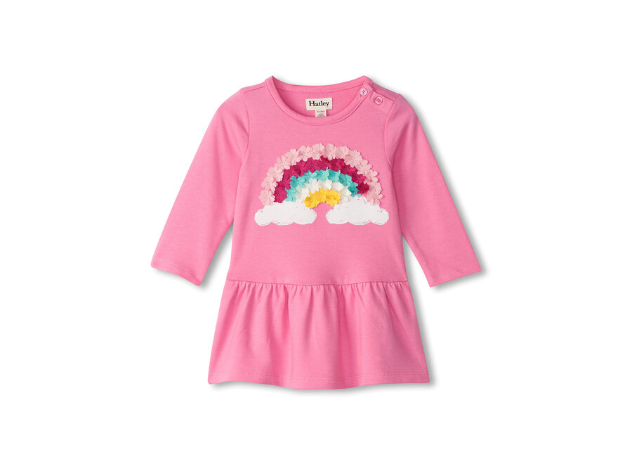 Rainbow Cloud Flounce Skirt Dress