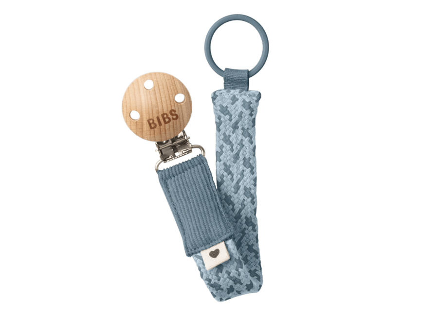 Braided pacifier clip