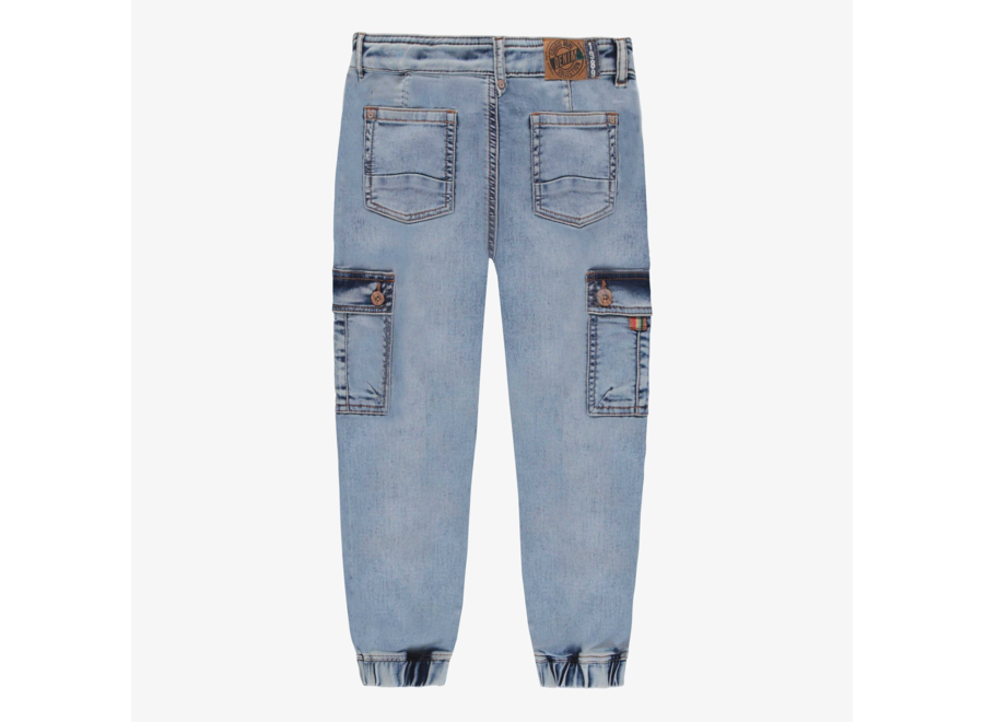 Jean cargo pants