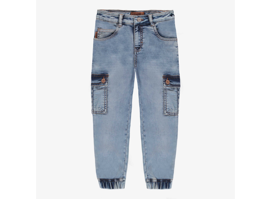 Jean cargo pants