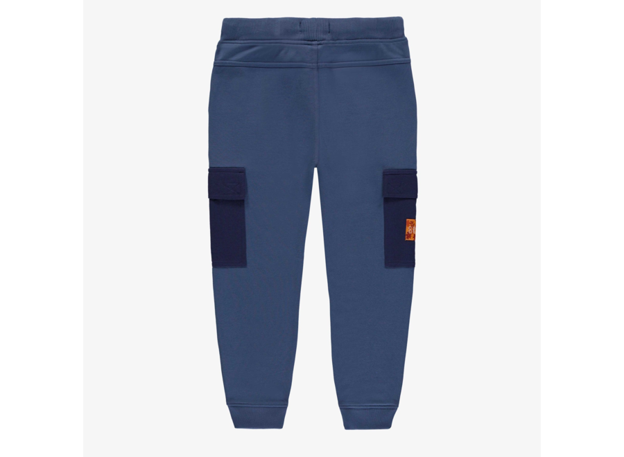 Blue joggers with pockets