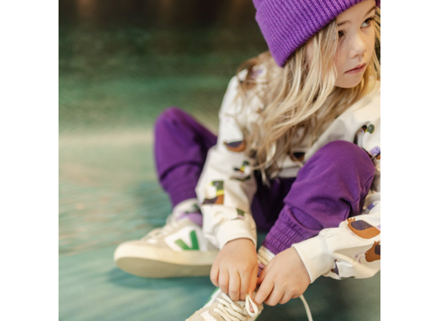 Purple relaxed fit jogger
