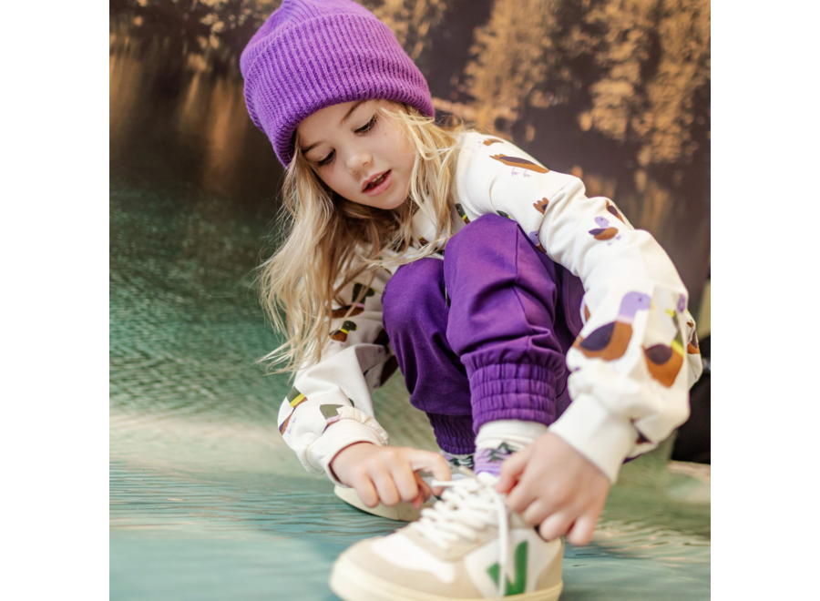 Purple relaxed fit jogger
