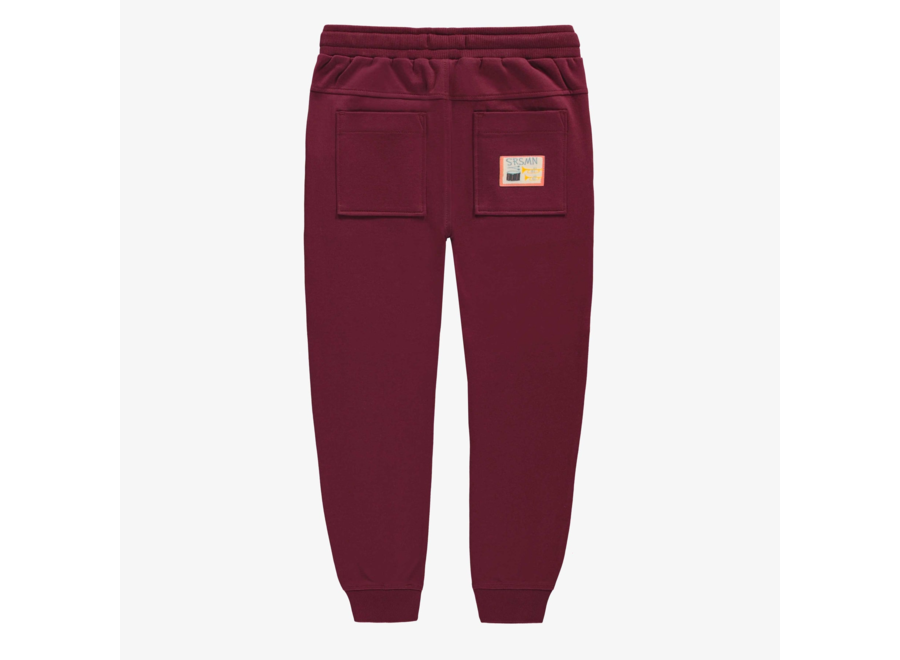 Burgundy joggers