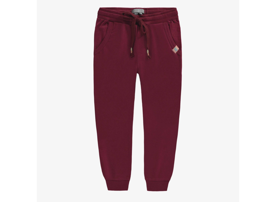 Burgundy joggers