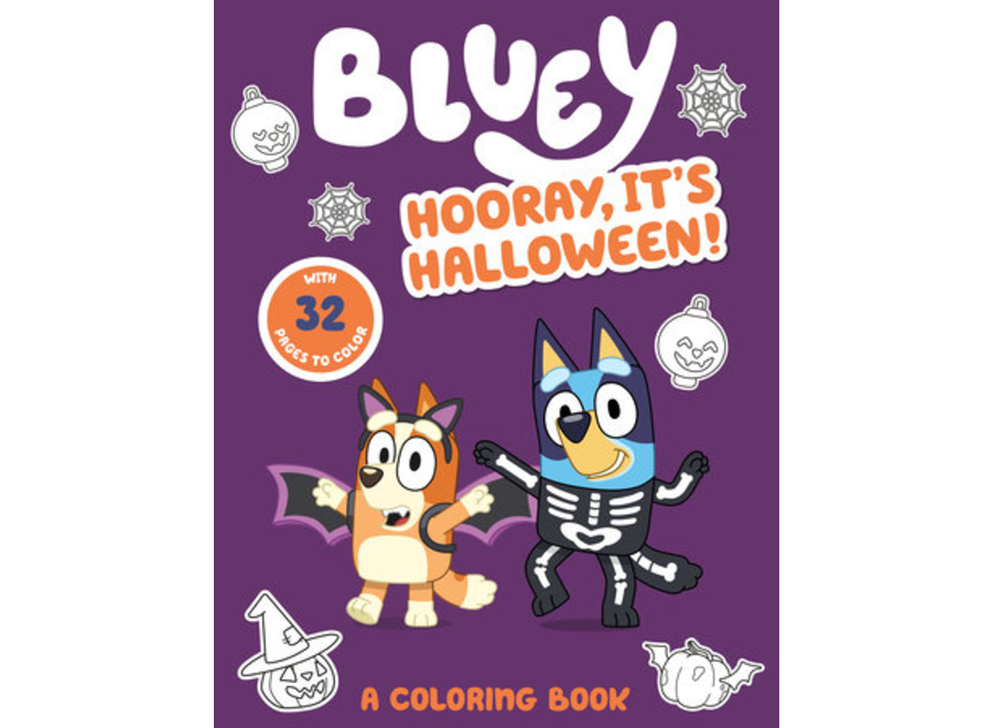 Bluey Hooray, it’s Halloween colouring book