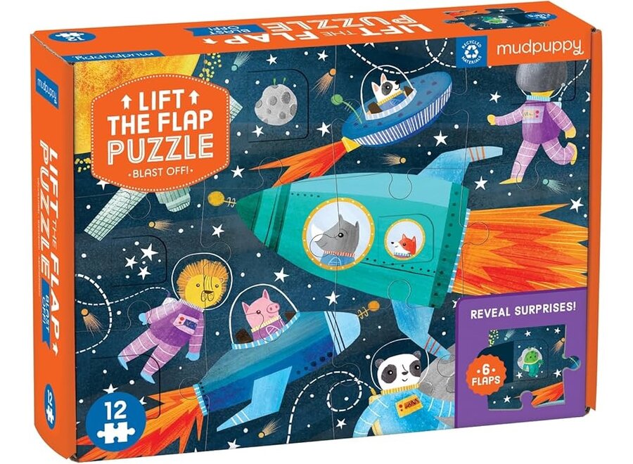 Blast off! Lift-the-flap Puzzle