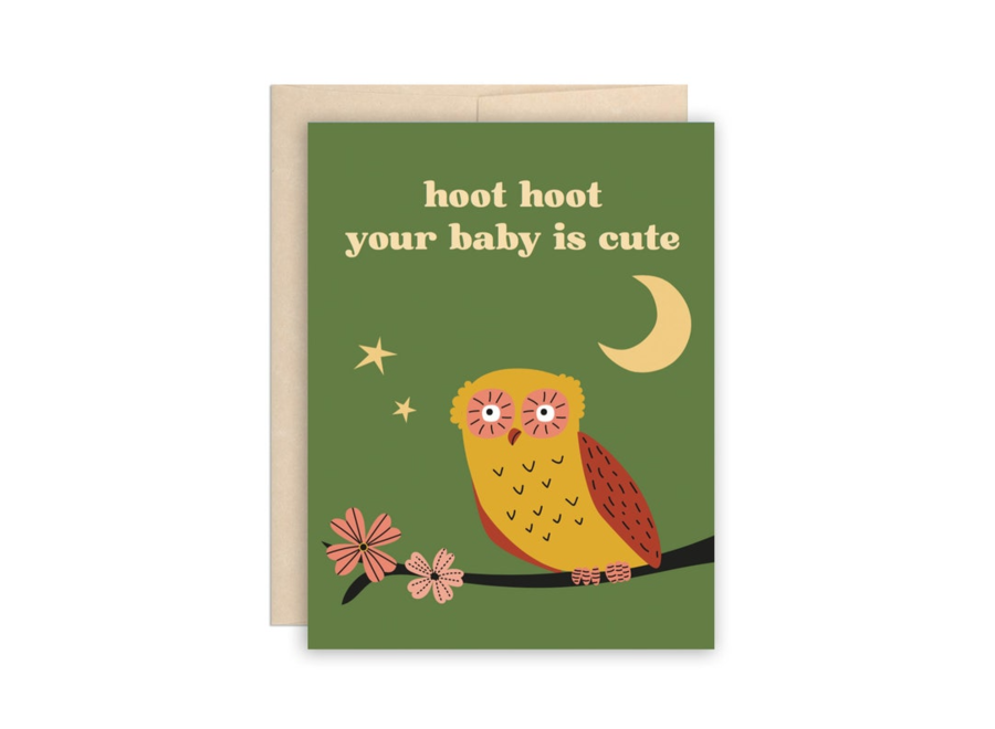 New Baby Owl Card