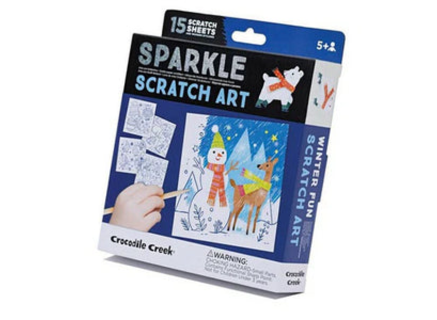 Sparkle Scratch Art