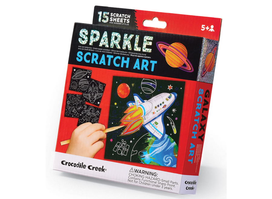 Sparkle Scratch Art