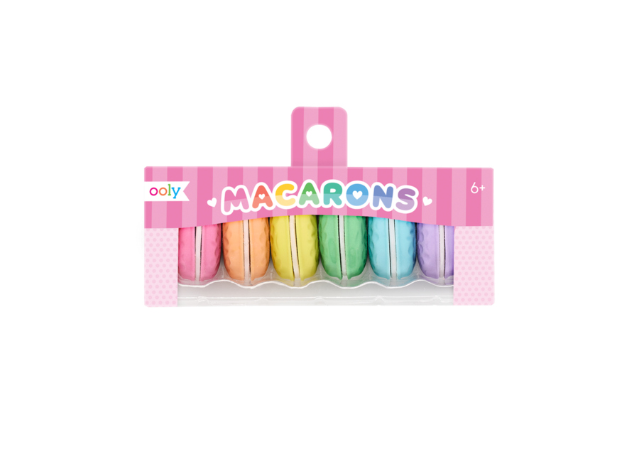 Macarons: Vanilla Scented Erasers