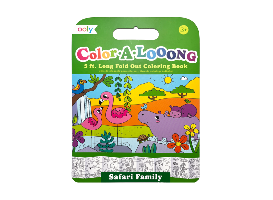 Colour-A-Looong - Safari Family