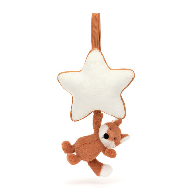 Jellycat Musical Pull - Bashful Fox Cub Jellycat Musical Pull - Bashful Fox Cub