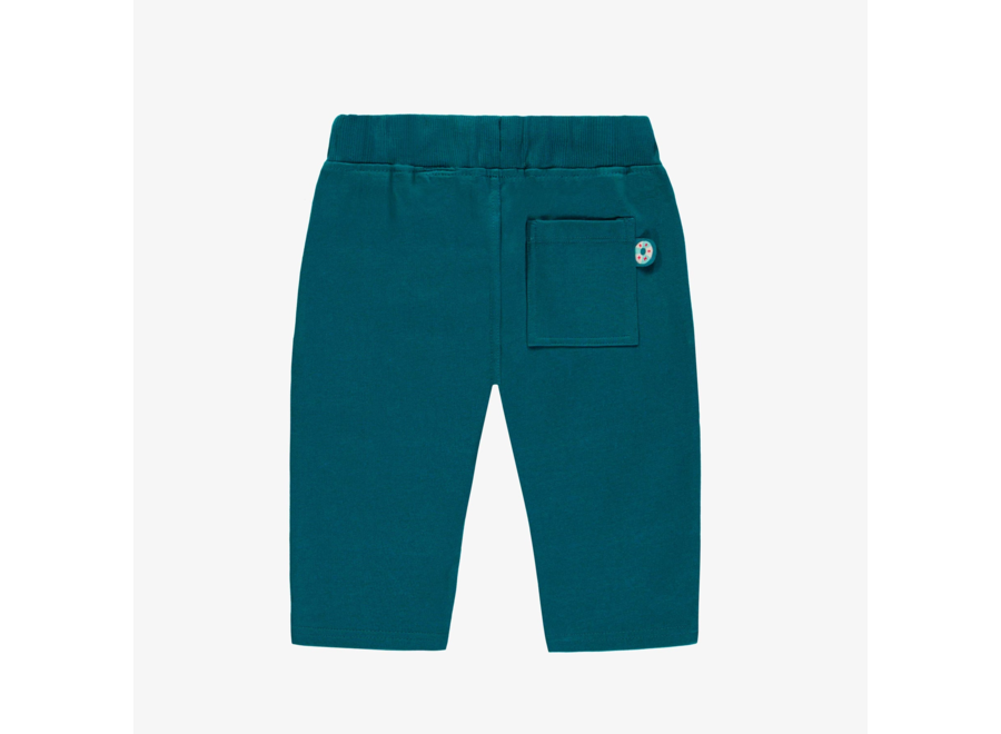 Turquoise Cotton Pants Baby