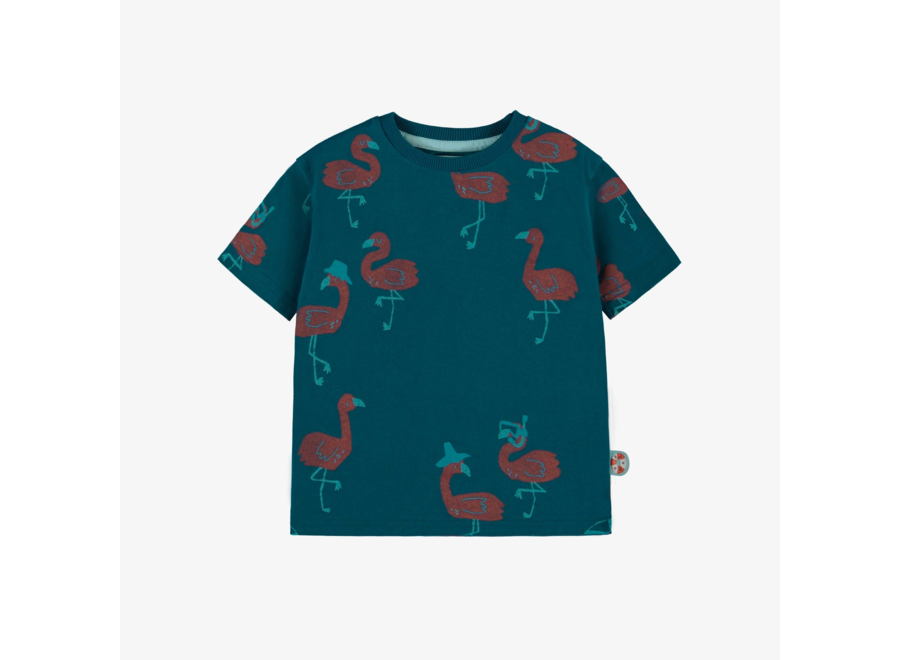 Turquoise Flamingo t-shirt
