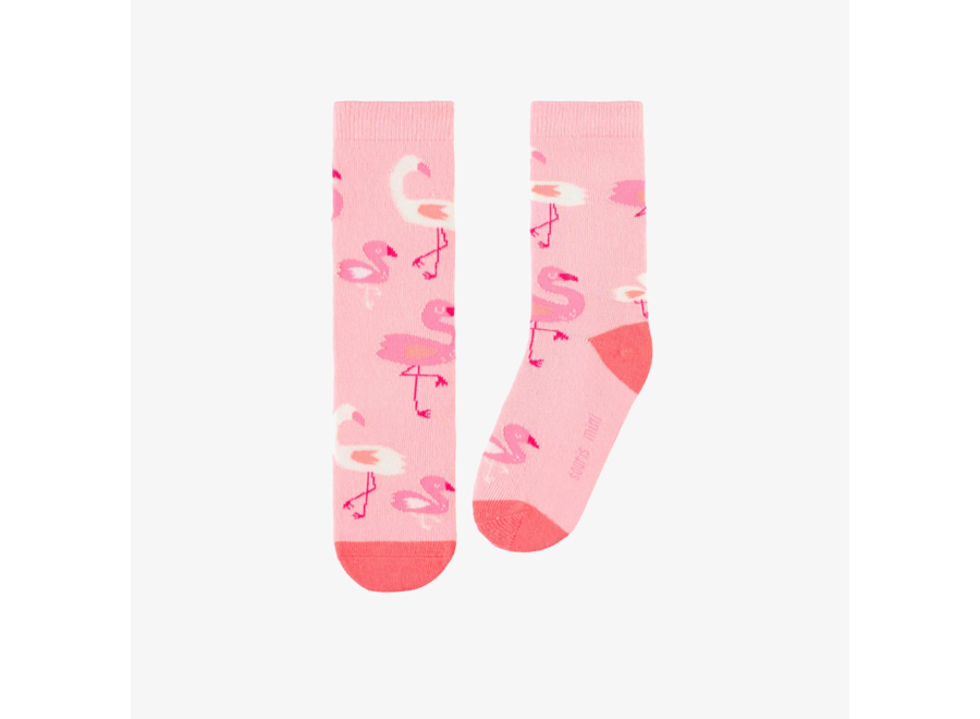 Pink Patterned Socks
