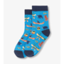 On The Lake Kids Crew Socks Blue