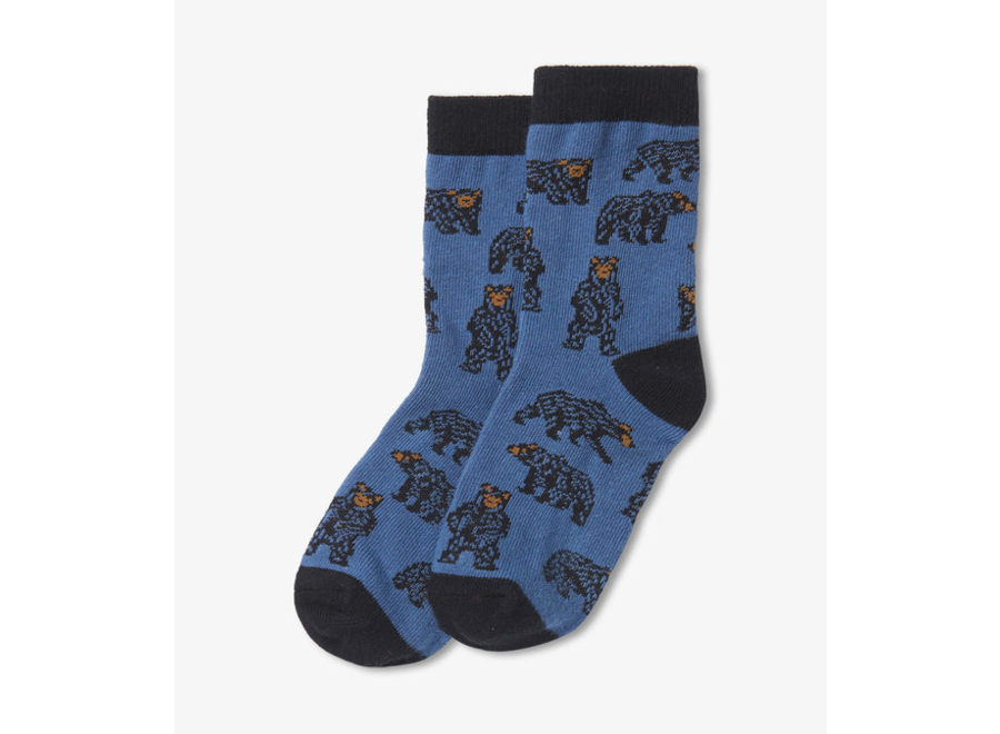 Wild Bears Kids Crew Socks