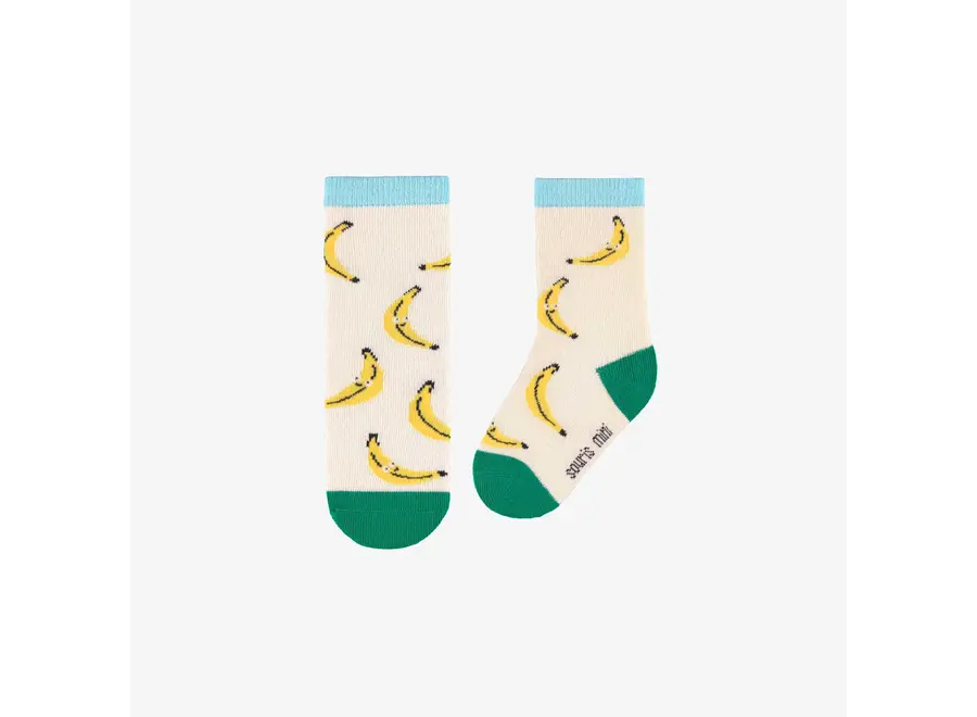 Cream socks baby