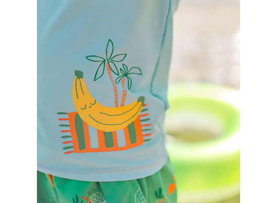 Blue swim t-shirt
