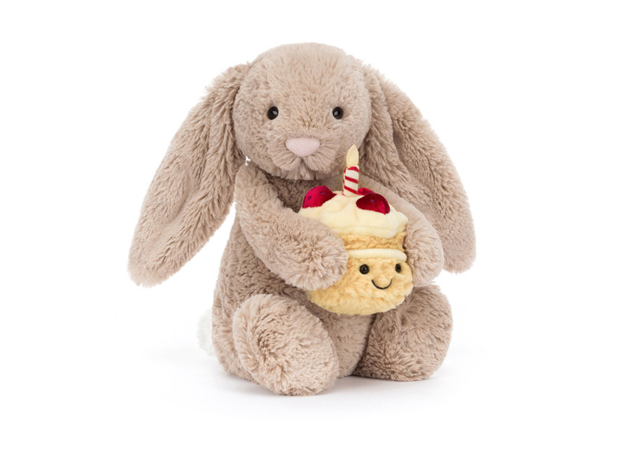 Bashful beige bunny ‘birthday’