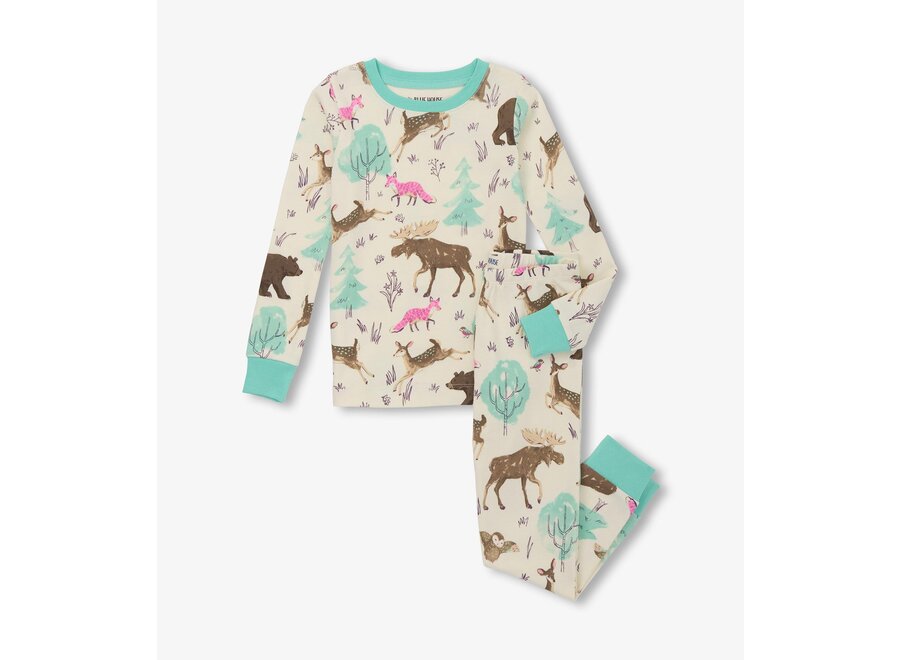 Forest Creatures Kids Pajama Set