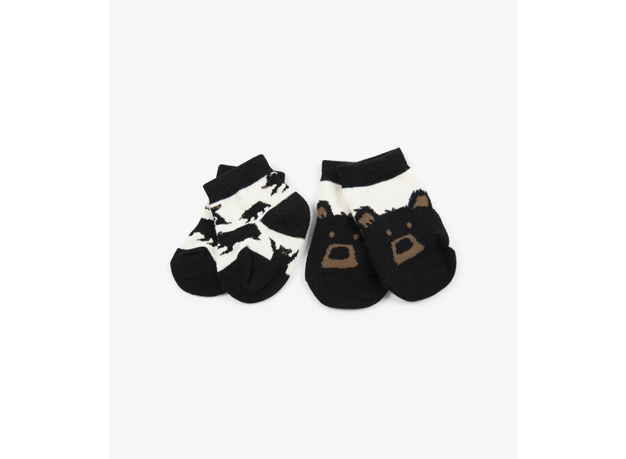 Bears 2-pack baby socks
