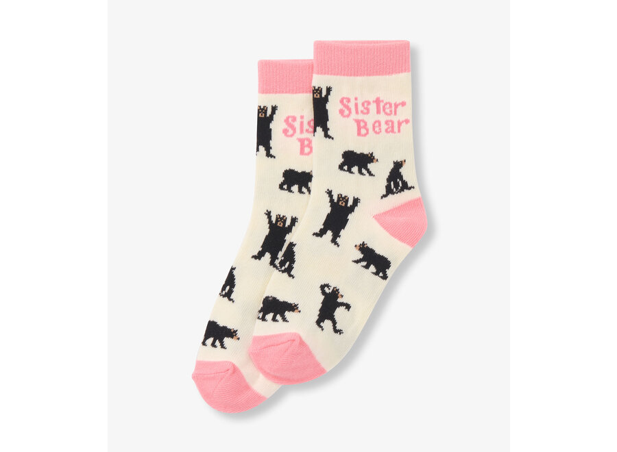 Sister Bear Kids Crew Socks