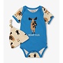 Moose Bear Hug Baby Bodysuit & Hat