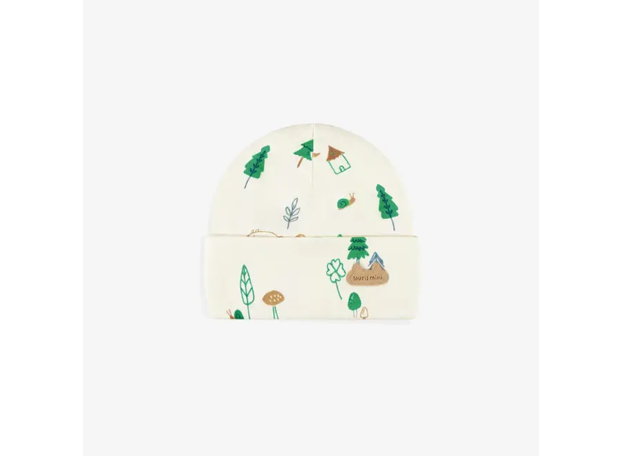 Cream Forest Beanie
