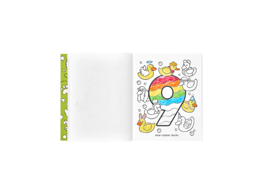 My First 123: Toddler Color-in’ Book - Shapes & Numbers