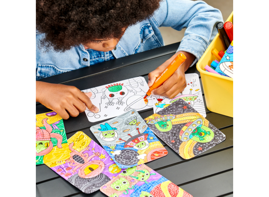 Undercover Art: Hidden Pattern Coloring Activity